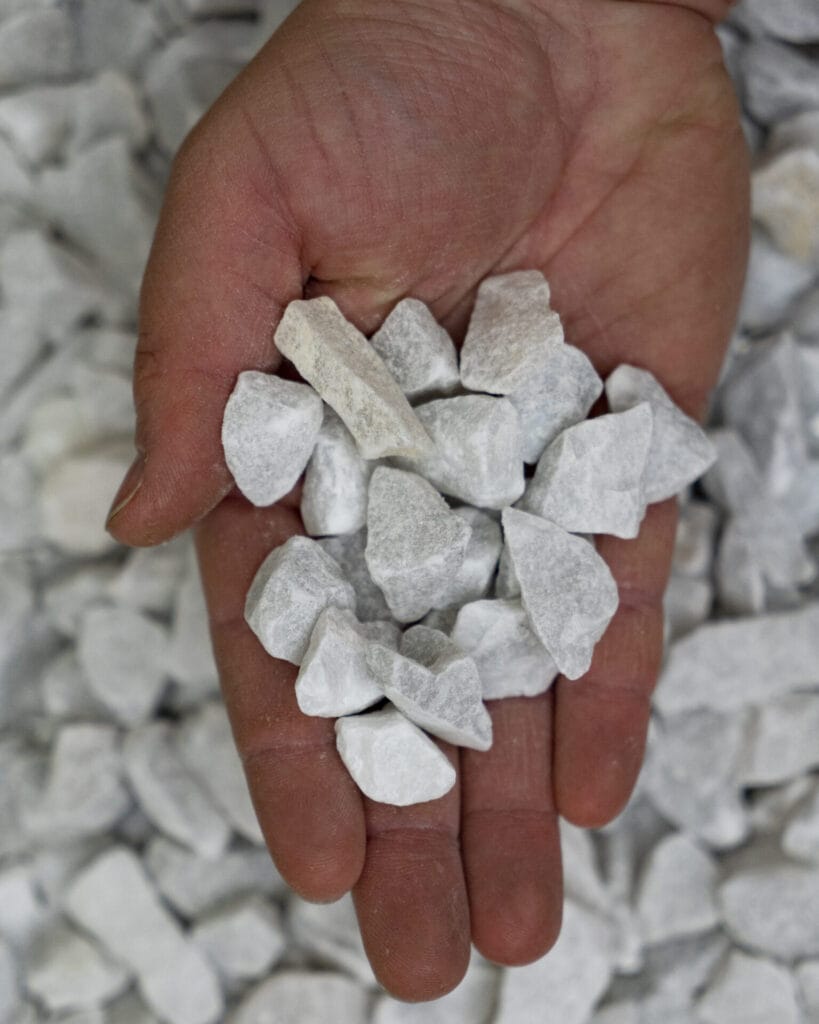 Ghiaia Di Marmo Bianco Carrara Mm Sassolini Ciottolini